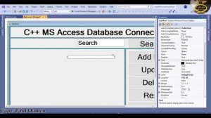 How to Connect MS Access Database in Visual C++ with Save, Update, Delete, and Search - Part 1 of 3