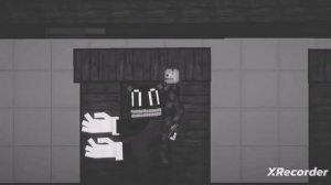 Cartoon Cat na casa abandonada no melon playground