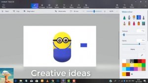 Paint 3D Minion-Windows 10 Paint 3D tutorial Very Easy