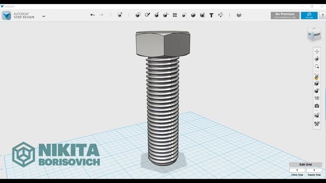 123D Design #1 Интерфейс и навигация