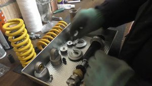 Особенности переборки аммортизаторов YCF для питбайка