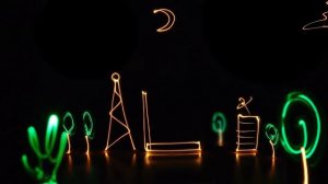 12 апреля 2017 День космонавтики (4K lightpainting stop-motion animation)   | Light painting Russia