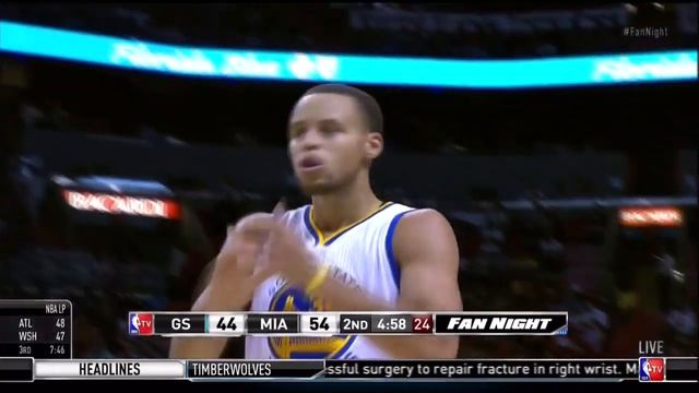 Steph Curry Shakes Double Team + Hits 3 In Miami смотреть онлайн
