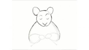 Watch Me Draw: A Knitting Mouse (Eventually)