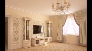 Дизайн зала в классическом стиле. Интерьер_комнаты.