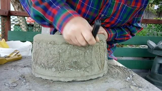 ВАЗОН-ОПОРА для Цветов из Цемента Из чего сделать опору для цветов смотреть онлайн