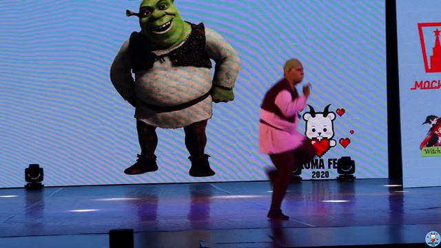 Shrek (Shrek) (Одиночное косплей-дефиле) - AKumaFest 2020 смотреть онлайн