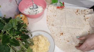 Ачма из лаваша на сковороде. Быстр, вкусно, сытно...