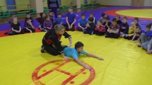 Вольная борьба.  Приём в партере. Обучение в младшей группе.