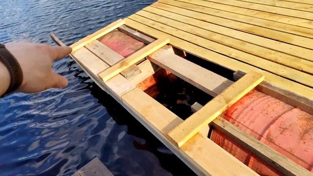 Делаем пирс(на бочках) наступая на все грабли.