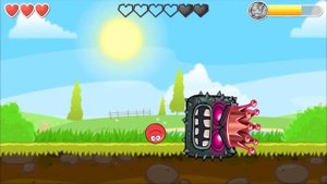 КОРОЛЬ ЧЕРНЫХ КВАДРАТОВ в игре красный шарик про New Red Ball 4. от Котика Браяна про шарик