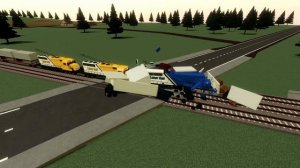 ROBLOX Train Crashes #8