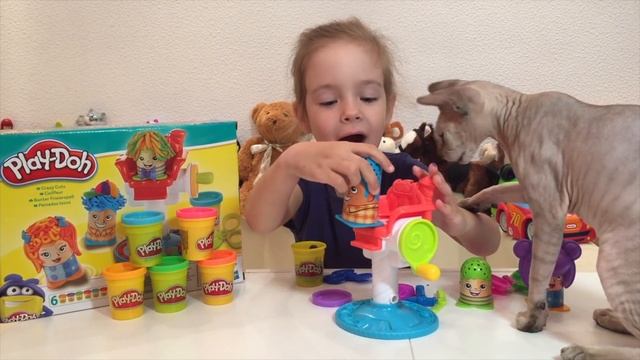 ДЕТИ ИГРАЮТ В пластилин Плей До Сумасшедшие прически. Веселое видео ДЛЯ ДЕТЕЙ на детском канале смотреть онлайн