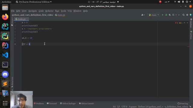 definition of python and python variables смотреть онлайн