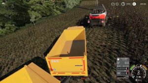 уборачная на комбайне