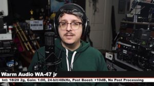 Warm Audio WA-47 Jr Review / Test (vs. AT2020, NT1, KSM32, U87)