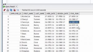 Date Functions (Introduction to Oracle SQL)