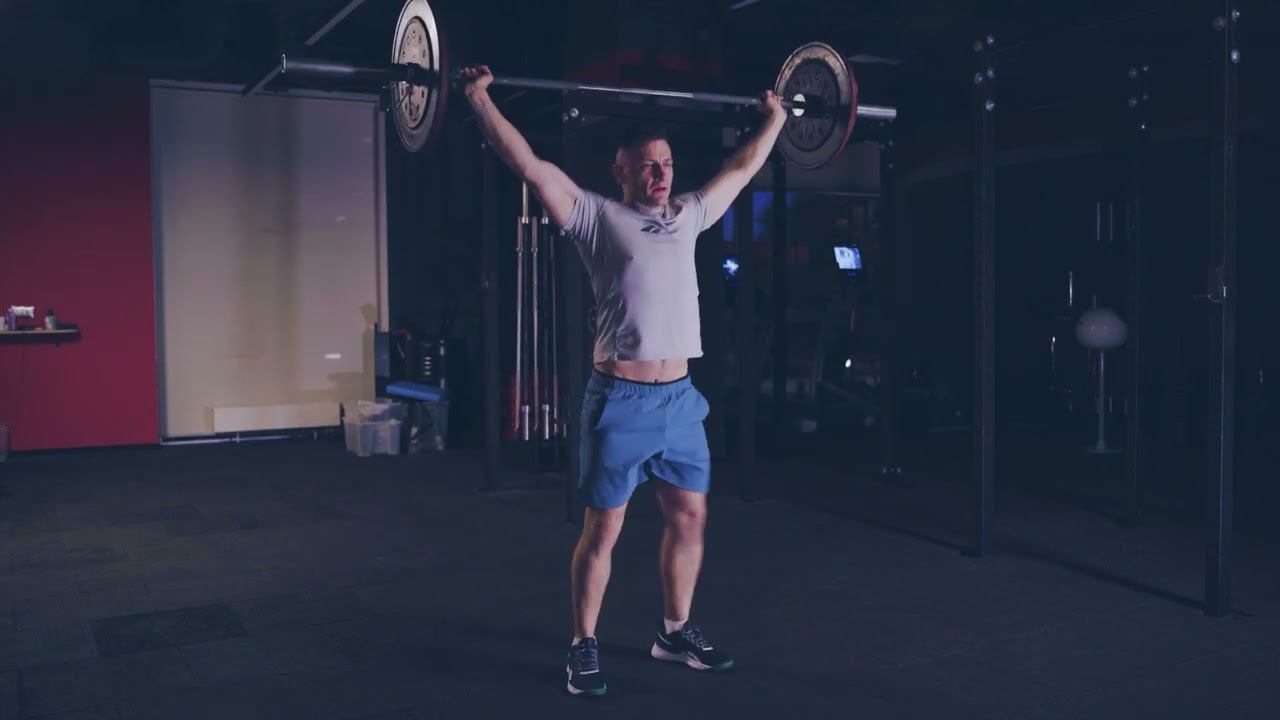 Рывок с виса в стойку / Hang power snatch смотреть онлайн