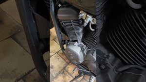 Honda vrx400 Black edition, запуск на холодную