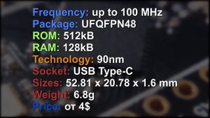 Плата разработчика MiniF4 STM32F411/STM32F401