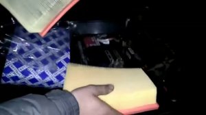 фильтор после 16000 пробега.  замена воздушного фильтра рено флюенс.