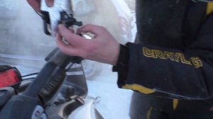 Крепление смартфона, навигатора на снегоход.