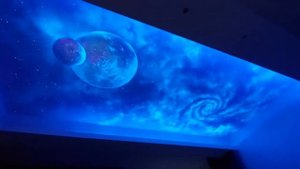 Потолок "Звездное небо" белый с 3D эффектом