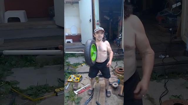 Делаю ось для тачки на 2 колеса. Продолжение видео с итогом работы на канале.