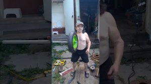 Делаю ось для тачки на 2 колеса. Продолжение видео с итогом работы на канале.