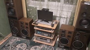 HIFI  стерео видеомагнитофон Panasonic аудио ресивер  yamaha и колонки s90