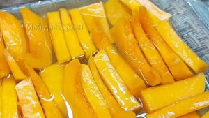 И Конфет не нужно. Мармеладная ТЫКВА по-турецки .Очень вкусный Турецкий десерт. Тыква с орехами