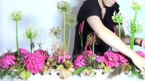 Как сделать свадебную композицию в садовом стиле| Floristry Tutorial Bridal centerpiece diy