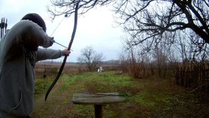 Самый дешевый Лук для охоты) И про"красное дерево"