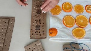 DIY Как засушить апельсин для декора, простой способ. How to dry an orange for decoration.