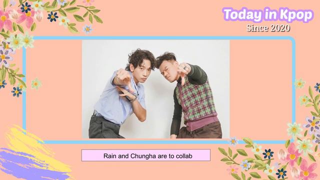 Chungha and Rain to release a song together.