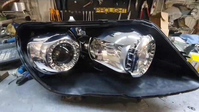 Volkswagen Phaeton. За 12 лет свет устал от слова совсем. Замена линз с сохранением адаптива. смотреть онлайн