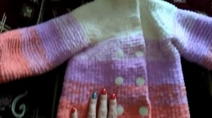 Вязаный детский кардиган из плюшевой пряжи