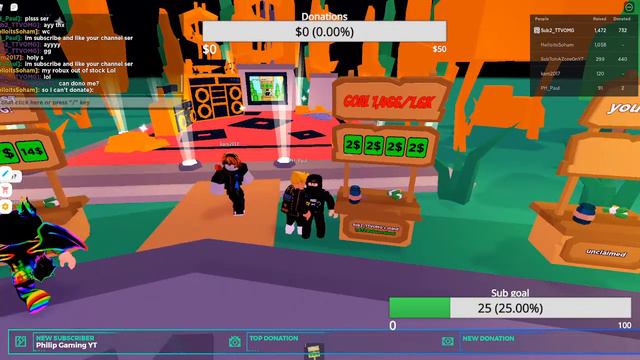 donating 100s of robux in pls donate(🔴LIVE) (OUT OF ROBUX)