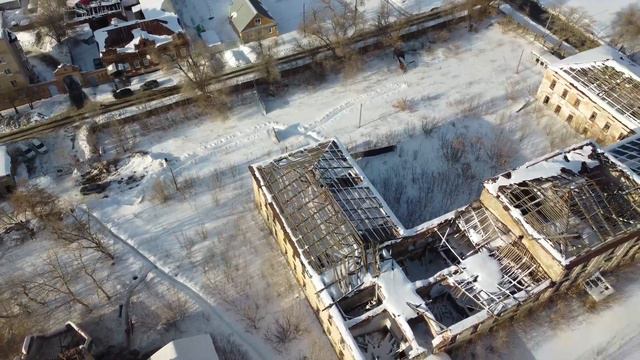 В Оренбурге сносят памятник культуры (Михайловские казармы). Будут строить многоэтажки.#квадрокопте