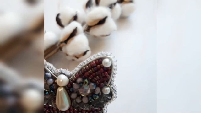 Резинка бабочка из бисера смотреть онлайн