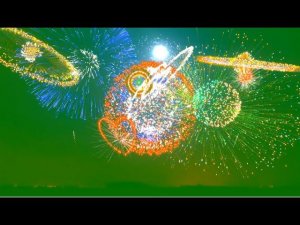Fireworks New Year Green Screen Animation Effect Chromakey Overlay Футаж Фейерверк Новый Год Эффект