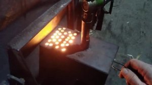 Горелка на отработке для твердотопливной печи