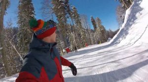 Роза хутор 2017 лёгкий спуск