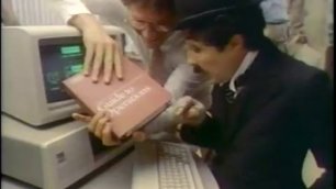 Реклама первого компьютера IBM PC 
