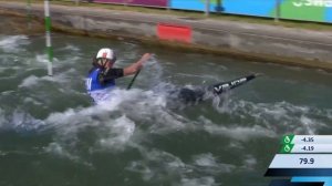 Tereza Kneblova Czech Republic Semi-Final / 2023 ICF Canoe-Kayak Slalom World Cup Augsburg Germany