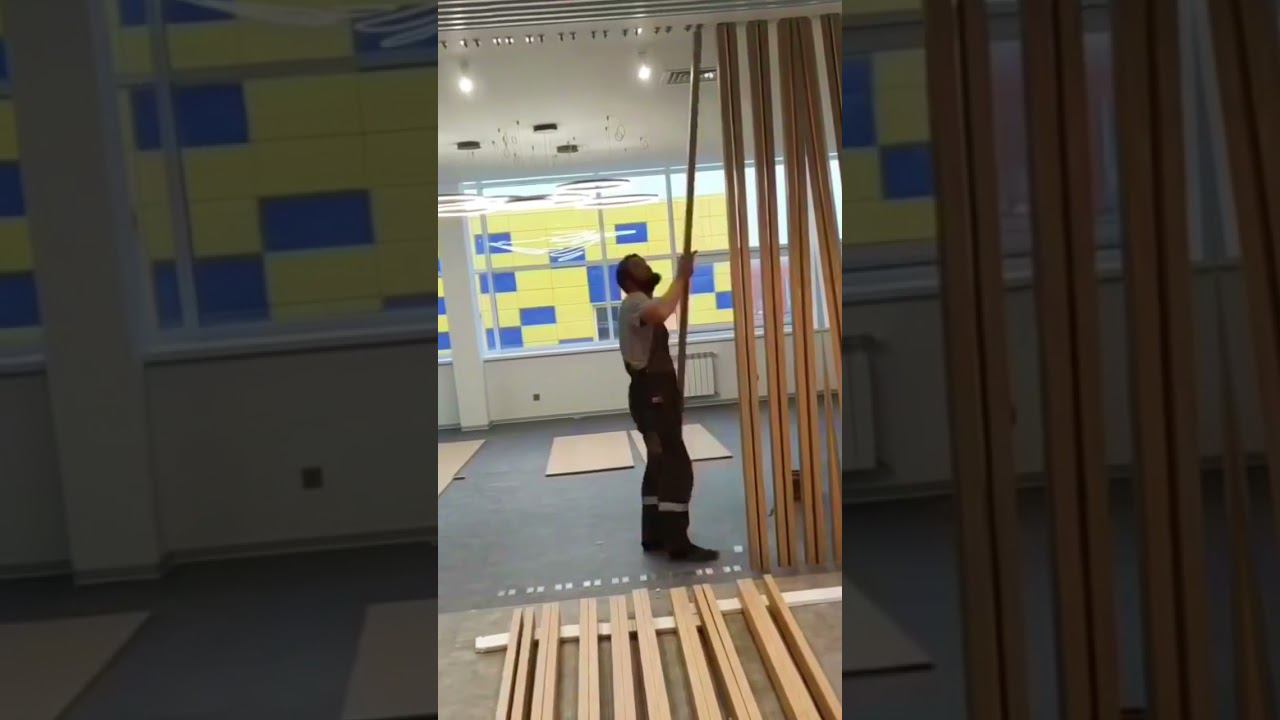 Зонирование помещения.  Помещение разделено с минимальной потерей солнечного света ☀ #reels #short