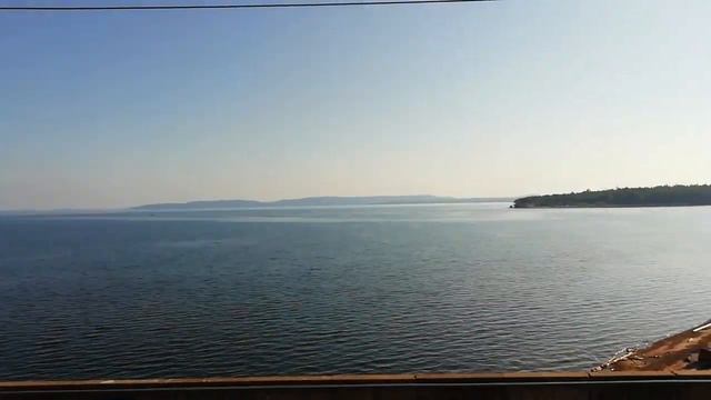 Ангара у Братской ГЭС смотреть онлайн