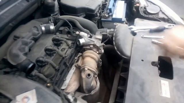 Замена Турбины на Ситроене С5 двигатель EP6CDT смотреть онлайн