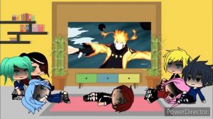 Assassination classroom reacts to Naruto vs Sasuke part two