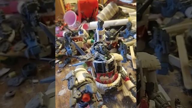 Ork scratch build Deff Dread With Ork pilot. смотреть онлайн